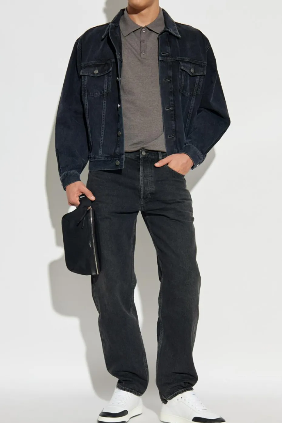 Saint Laurent GREY Wool polo