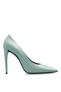Saint Laurent light blue āMonceauā pumps