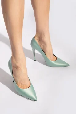 Saint Laurent light blue ‘Monceau’ pumps