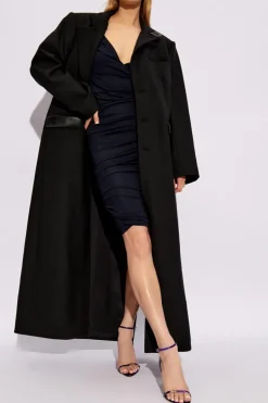 Saint Laurent NAVY BLUE Draped dress