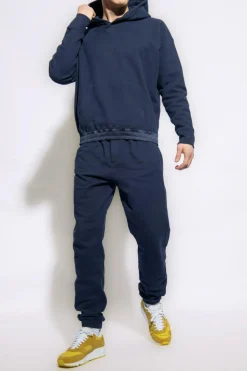 Saint Laurent NAVY BLUE Hoodie with logo