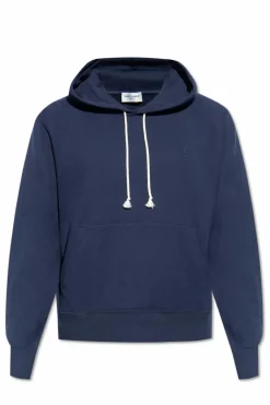 Saint Laurent NAVY BLUE Hoodie with logo