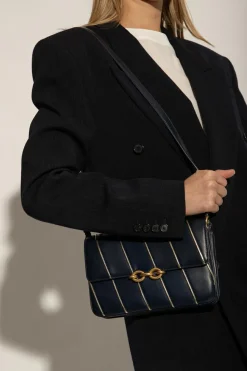 Saint Laurent NAVY BLUE ‘Le Maillon’ shoulder bag