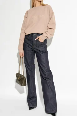 Saint Laurent NAVY BLUE Straight-leg jeans