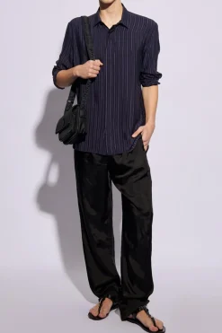 Saint Laurent NAVY BLUE Silk shirt