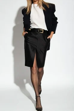 Saint Laurent NAVY BLUE Wool blazer