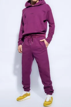 Saint Laurent PURPLE Hoodie with logo