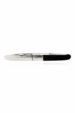 Saint Laurent SILVER Bracelet with velvet
