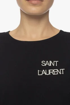 Saint Laurent SILVER Branded brooches