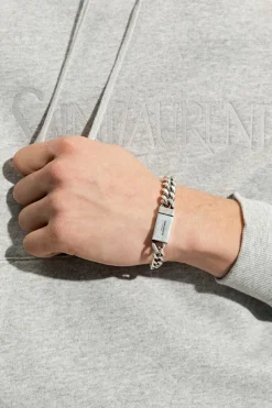 Saint Laurent SILVER Brass bracelet