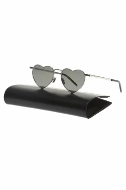 Saint Laurent SILVER Decorative shape sunglasses