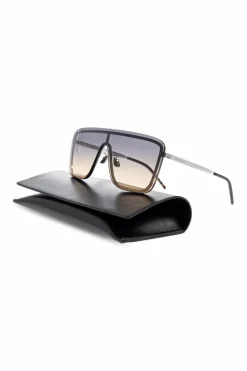 Saint Laurent SILVER Sunglasses `SL 364 MASK`