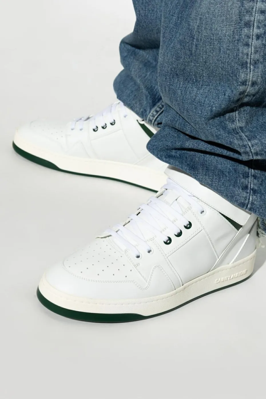 Saint Laurent WHITE High-top sneakers Lax