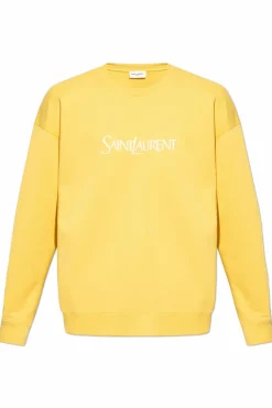 Saint Laurent YELLOW Sweatshirt with logo