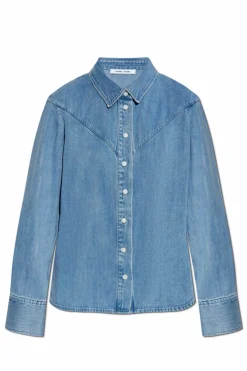 Samsøe Samsøe BLUE Shirt 'Samos'