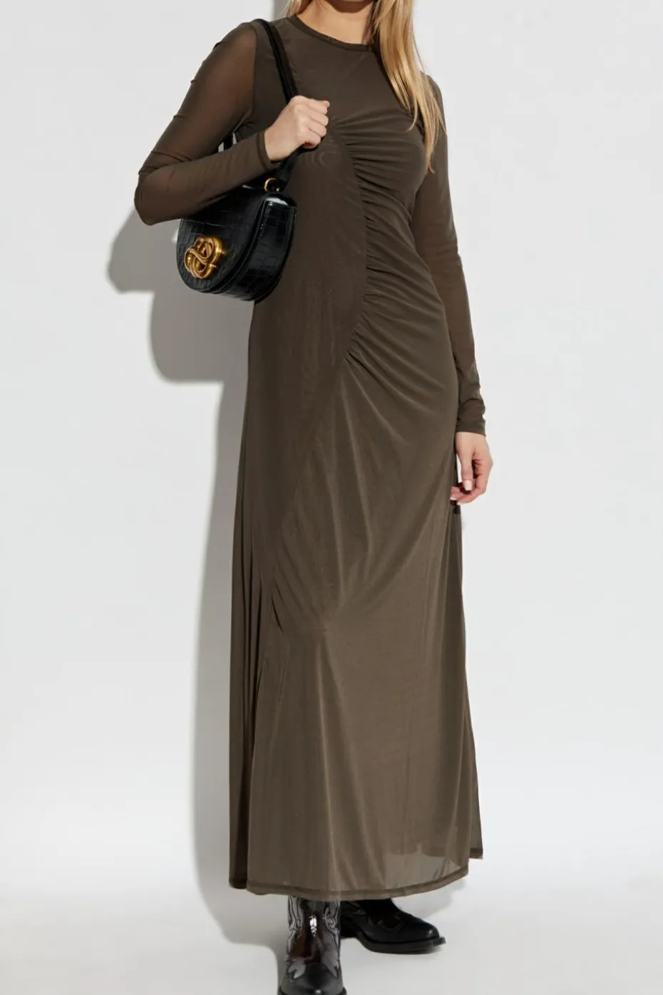 Samsøe Samsøe BROWN Dress Saandrea