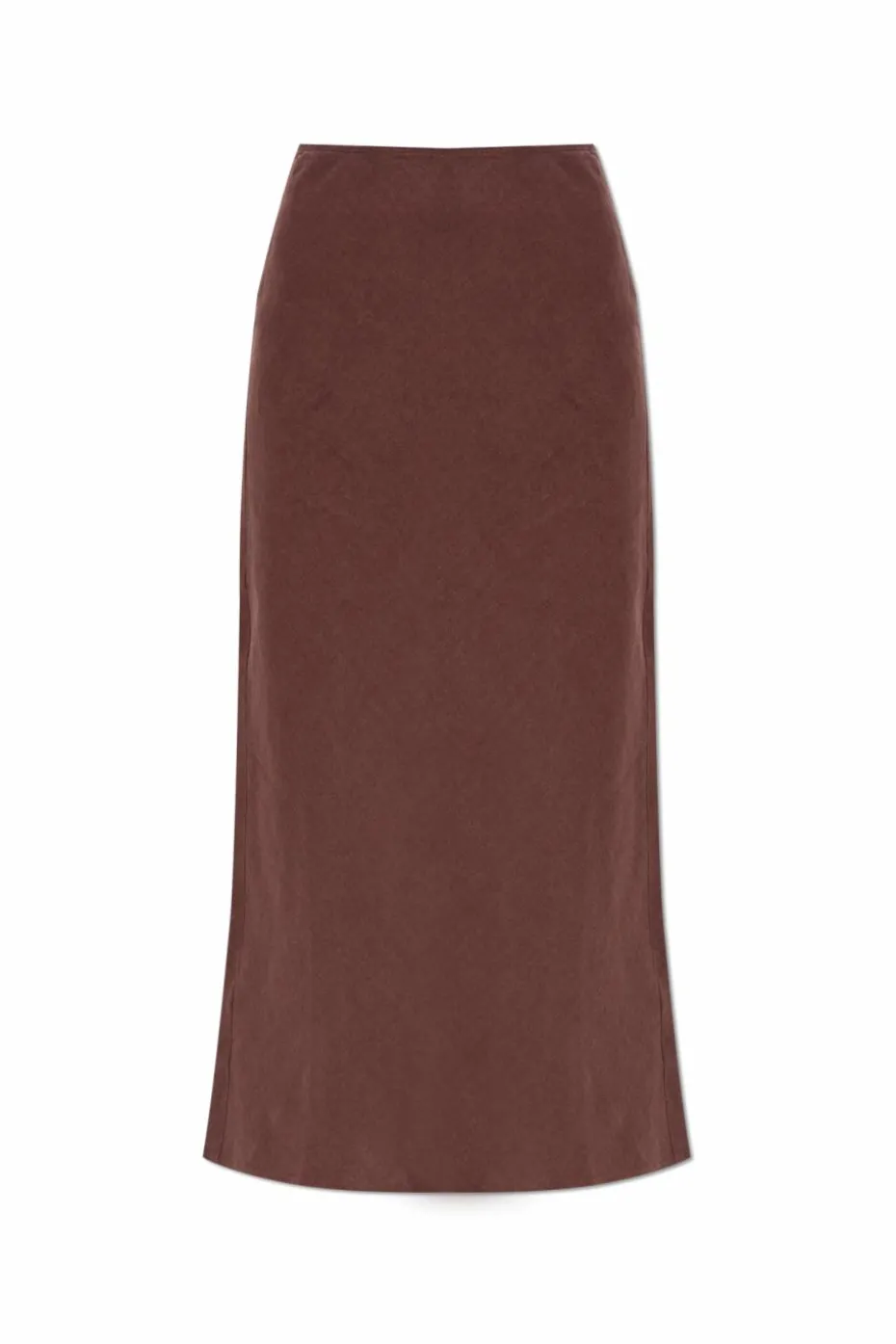 Samsøe Samsøe BROWN Linen skirt `Saagneta`