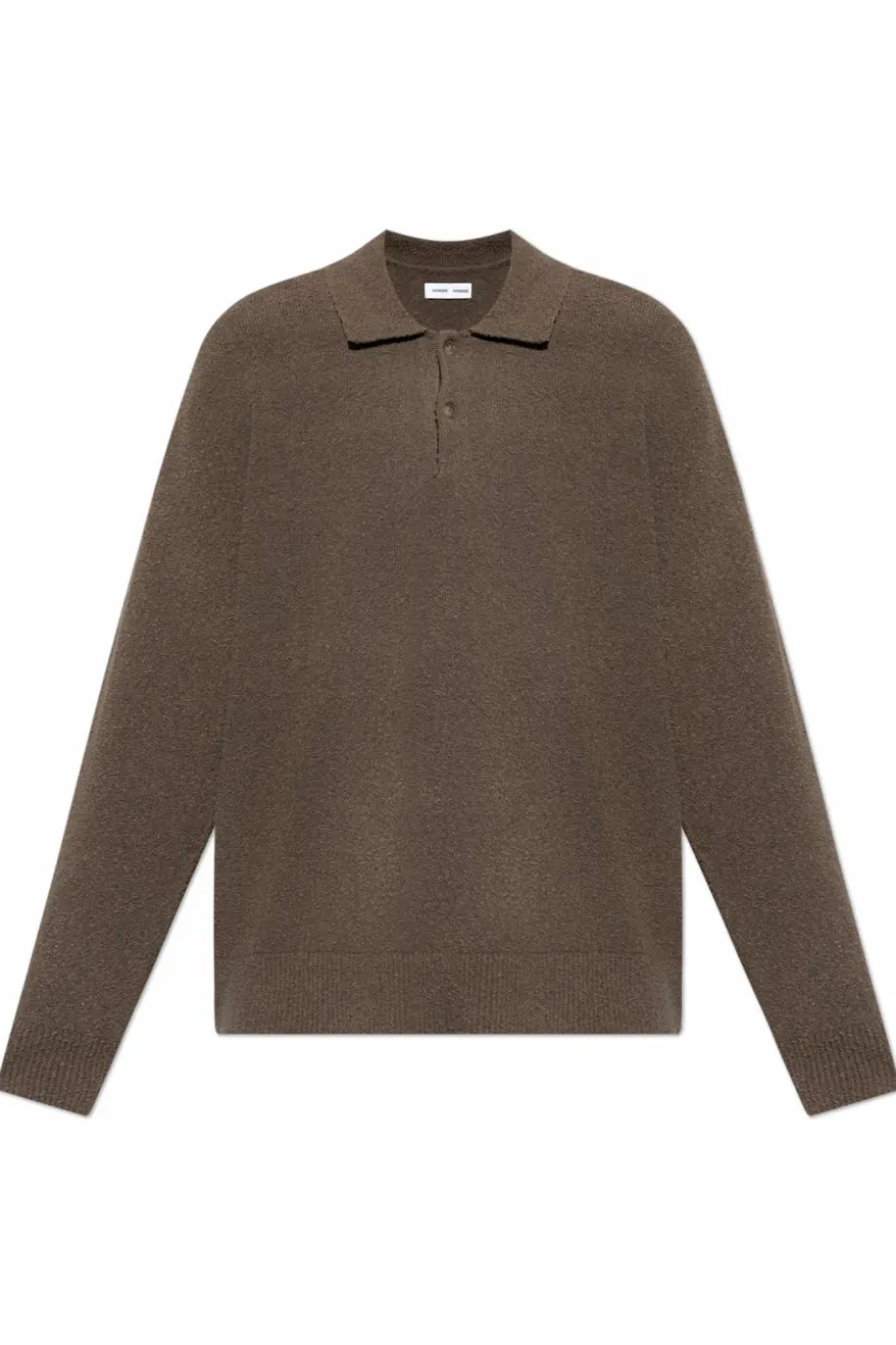 Samsøe Samsøe BROWN Sweater with collar ‘Sanino’
