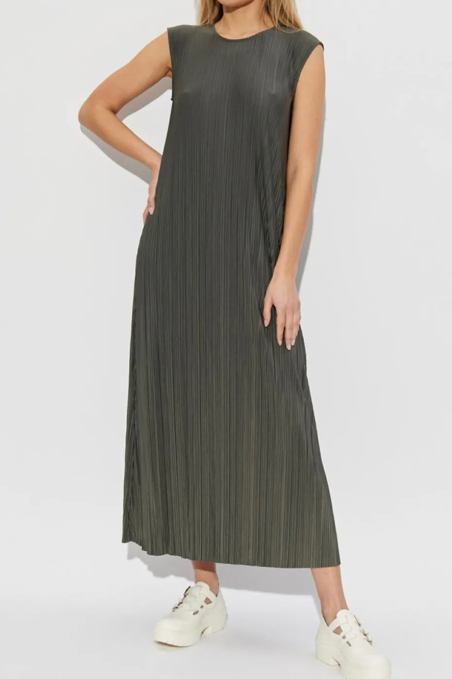 Samsøe Samsøe GREEN Pleated dress Sauma