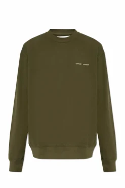 Samsøe Samsøe GREEN Sweatshirt with Norsbro logo