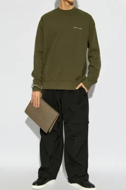 Samsøe Samsøe GREEN Sweatshirt with Norsbro logo