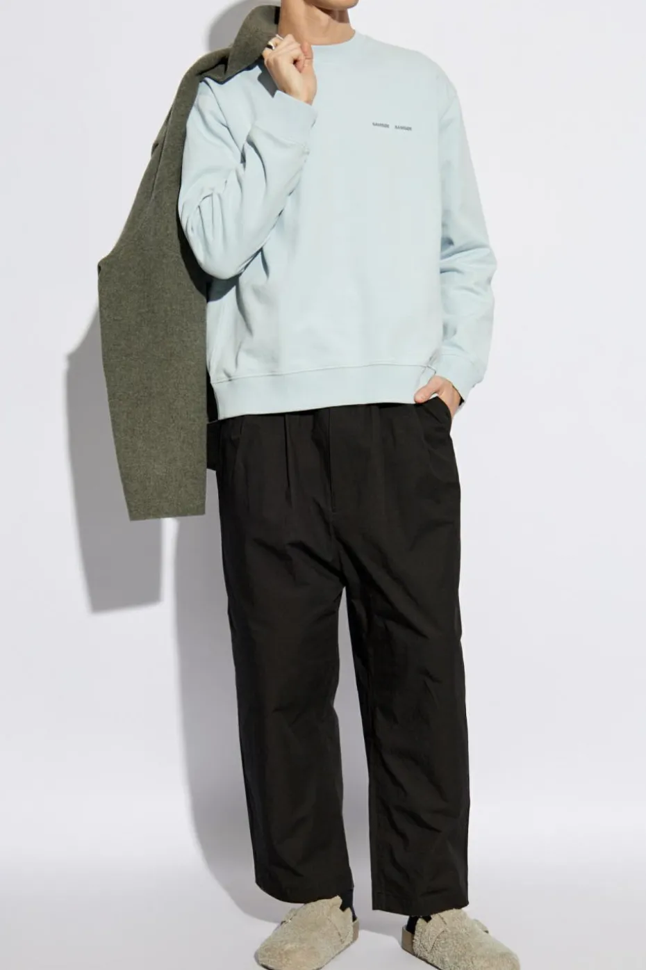 Samsøe Samsøe light blue Sweatshirt Norsbro