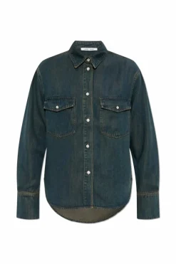 Samsøe Samsøe NAVY BLUE "Sabex" denim shirt