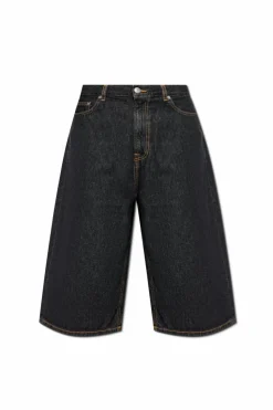 SamsĆøe SamsĆøe NAVY BLUE "Saroger" denim shorts