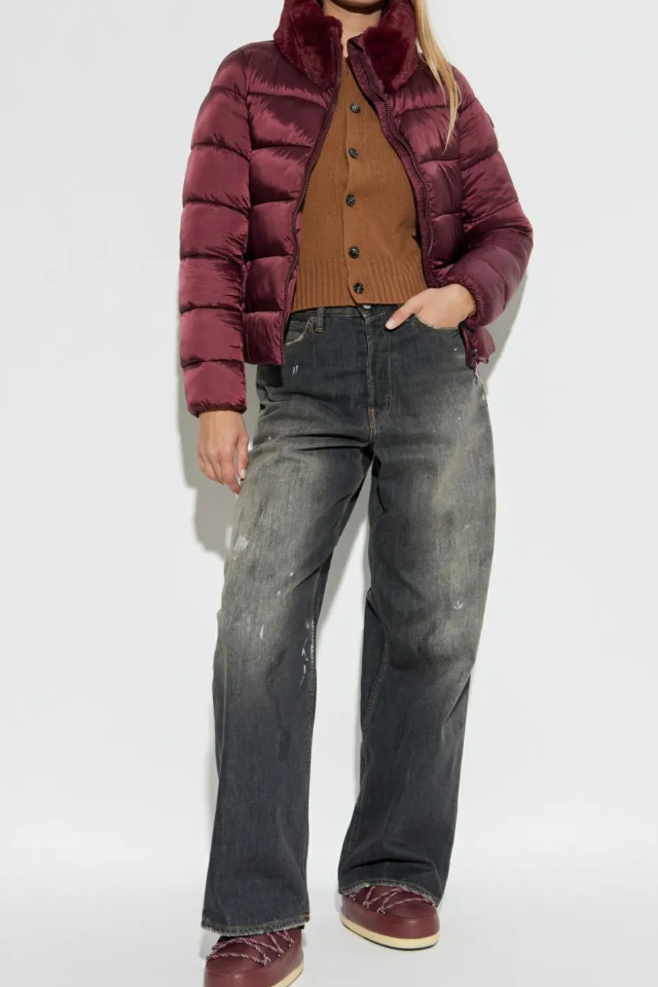 Save The Duck BURGUNDY Insulated jacket "Mei"
