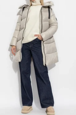 Save The Duck GREY Quilted jacket "Isabel"