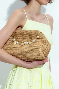 Self-Portrait beige Handbag