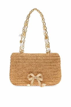 Self-Portrait beige Shoulder bag