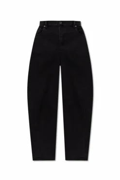 Self-Portrait BLACK High-waisted jeans