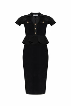 Self-Portrait BLACK Peplum dress