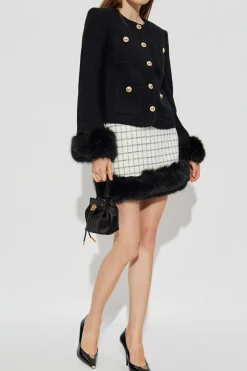 Self-Portrait BLACK Tweed jacket