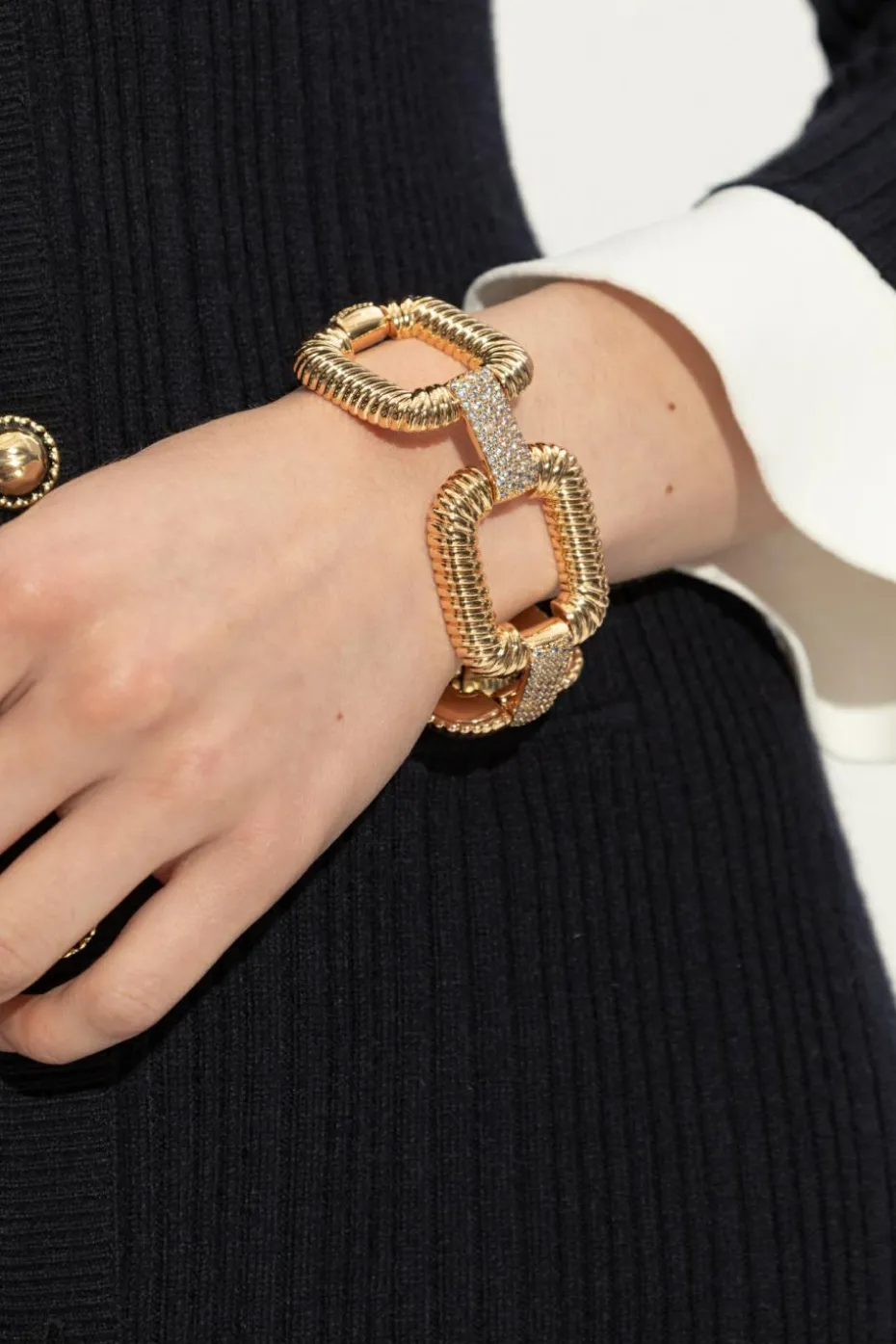 Self-Portrait GOLD Brass bracelet
