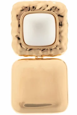 Self-Portrait GOLD Earrings with shimmering crystals