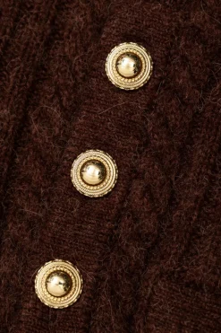 Self-Portrait Kids BROWN Dress with pockets