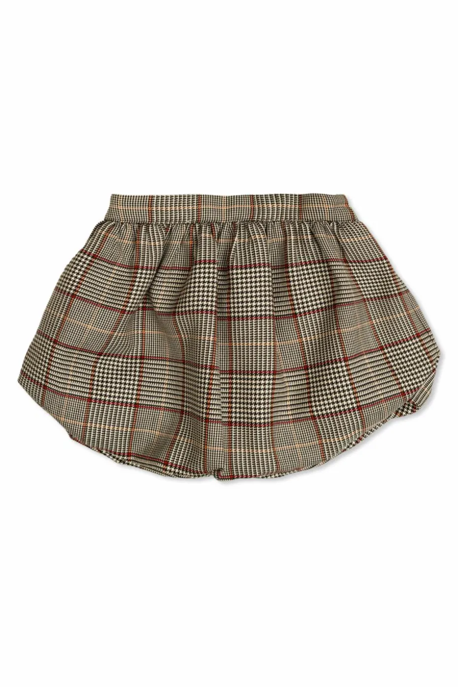 Self-Portrait Kids BROWN Plaid pattern skirt