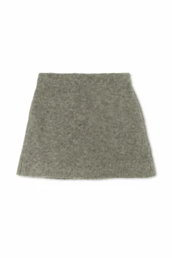 Self-Portrait Kids GREY Skirt with shimmering appliqués