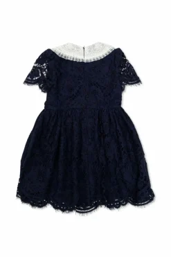 Self-Portrait Kids NAVY BLUE Lace dress