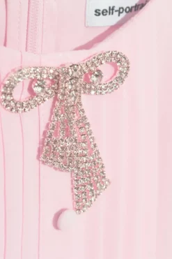 Self-Portrait Kids PINK Dress with Ruffles