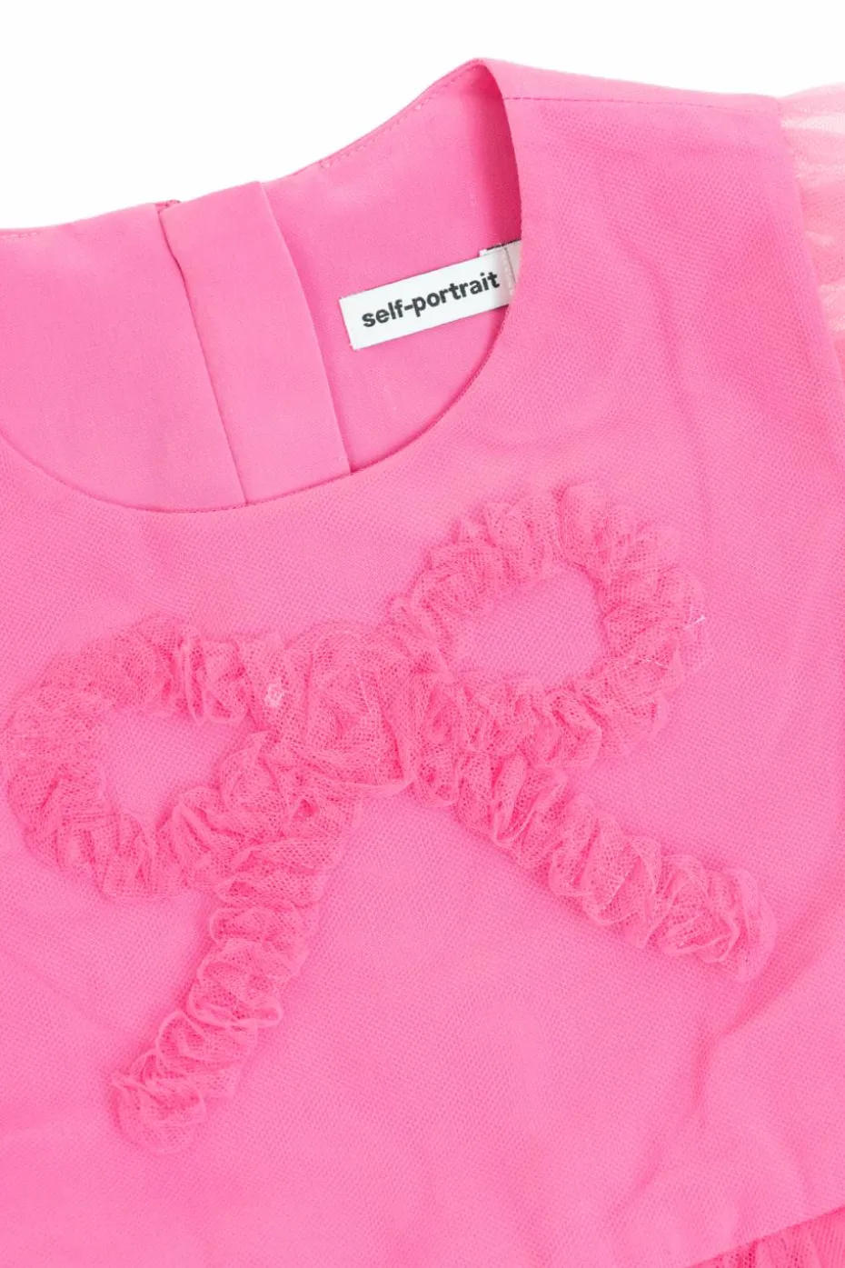 Self-Portrait Kids PINK Dress with a bow
