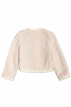 Self-Portrait Kids PINK Tweed Jacket