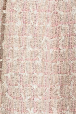 Self-Portrait Kids PINK Tweed skirt