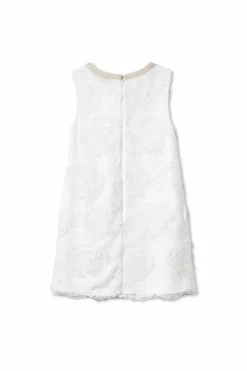 Self-Portrait Kids WHITE Dress with applique