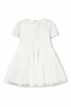 Self-Portrait Kids WHITE Dress with a bow