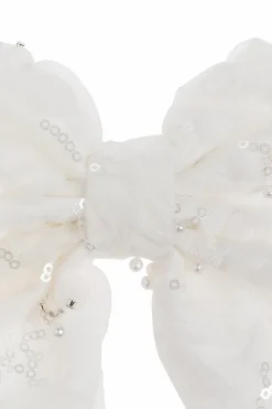 Self-Portrait Kids WHITE Hair clip with bow
