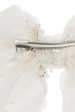 Self-Portrait Kids WHITE Hair clip with bow