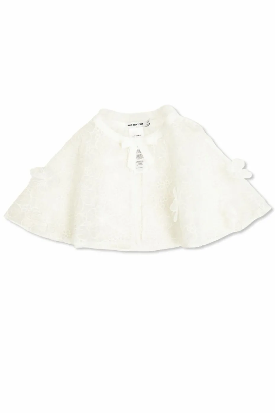 Self-Portrait Kids WHITE Lace poncho